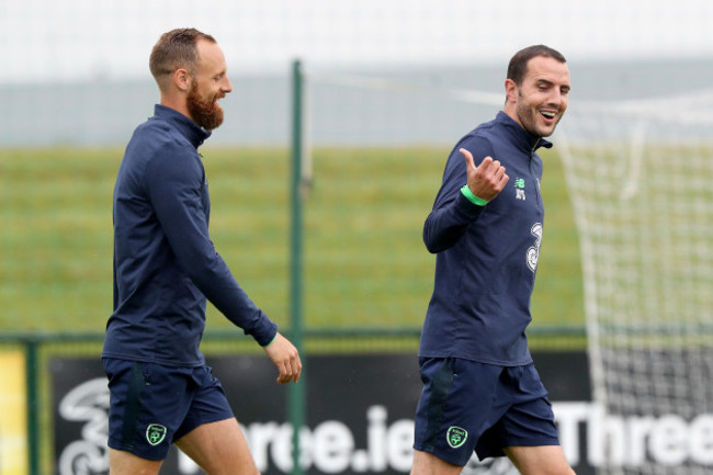 David Meyler and John O'Shea