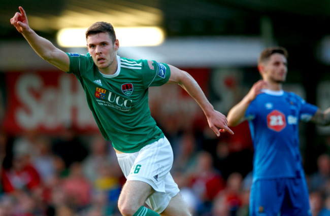 Garry Buckley celebrates scoring his sides opening goal