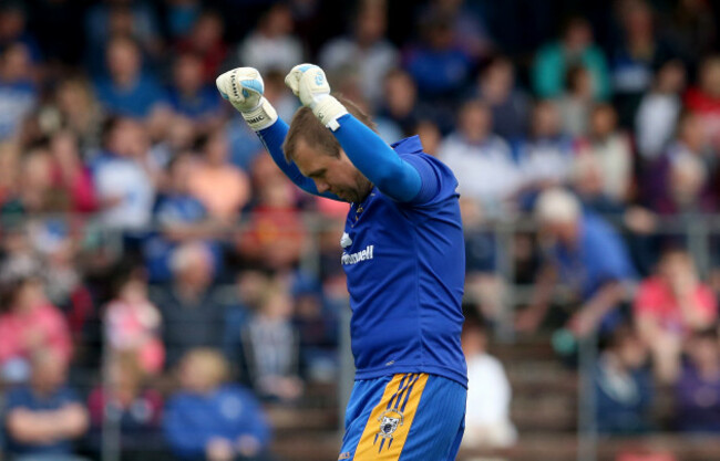 Joe Hayes celebrates after his side scored their third goal