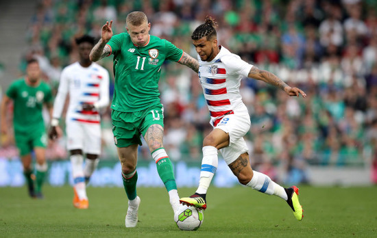 James McClean and DeAndre Yedlin