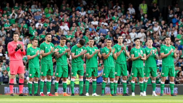The Ireland team