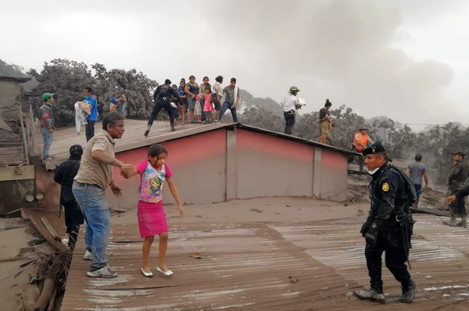 GUATEMALA-CHIMALTENANGO-VOLCANO-ERUPTION