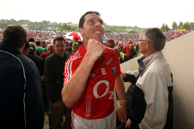 Ronan Curran after the final whistle