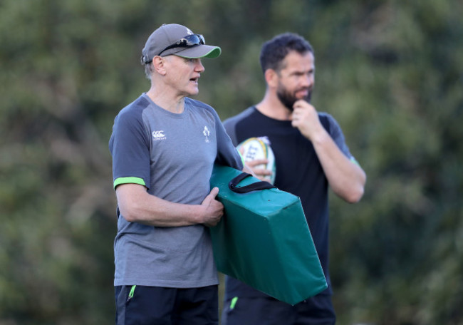 Joe Schmidt and Andy Farrell