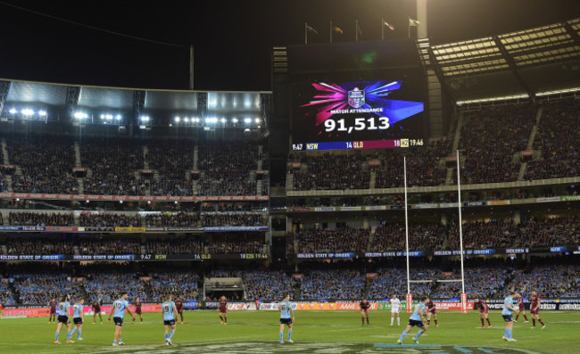 Rugby League - State of Origin - Game 2 NSW v Queensland - MCG