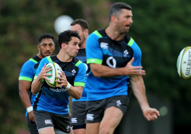 Joey Carbery during training