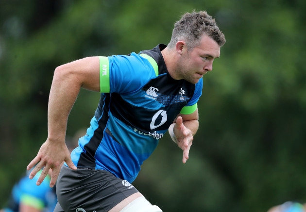 Peter O'Mahony during training