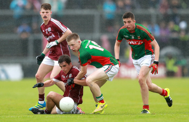 Fionnan Garvey with Ryan O'Donoghue and Colm Murphy