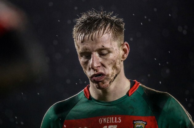 Ryan O'Donoghue dejected at the end of the game