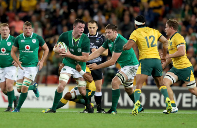 James Ryan tackled by Will Genia