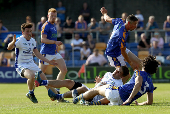 Ross O'Brien fouls Killian Clarke