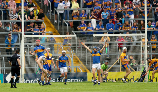 Billy McCarthy celebrates scoring his sides opening goal