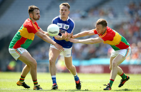 Ross Munnelly with Chris Crowley and Diarmuid Walshe