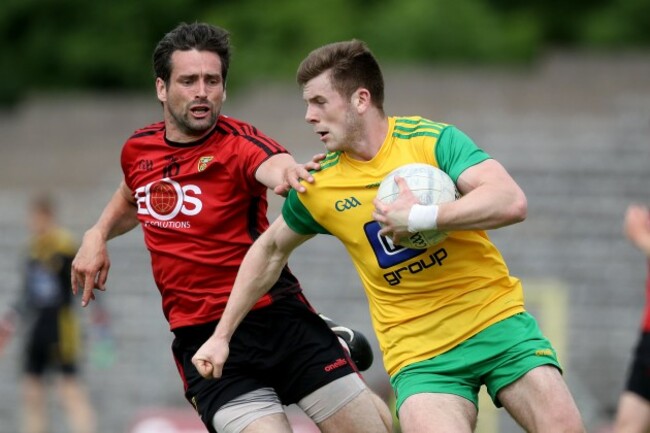 Eoghan Ban Gallagher with Kevin McKernan