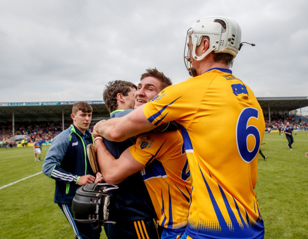 Ian Galvin and Conor Cleary celebrate