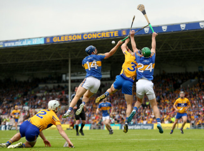 Patrick O’Connor and David McInerney with Jason Forde and Noel McGrath