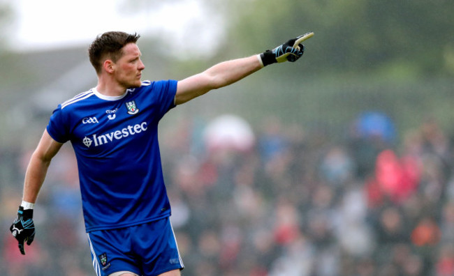 Conor McManus celebrates scoring a point