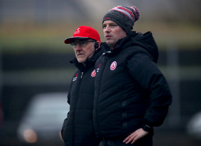Mickey Harte with Gavin Devlin
