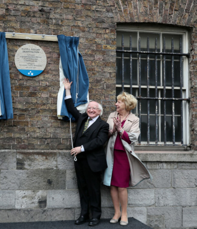 Unveiling of the Hanna Sheehy Skeffington commemorative plaque