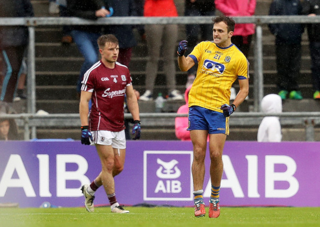 Donal Smith celebrates a point