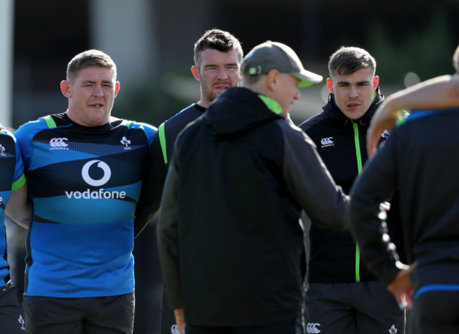 Tadhg Furlong, Peter O'Mahony and Garry Ringrose