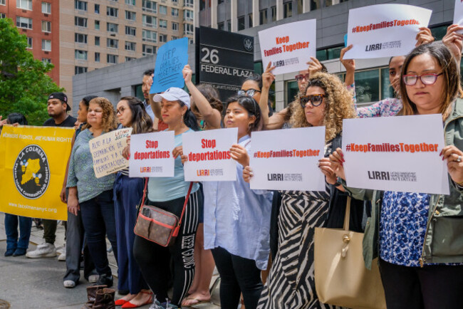 NYC: Stop deportations #KeepFamiliesTogether