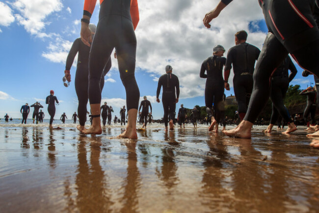 Competitors before the start of the event