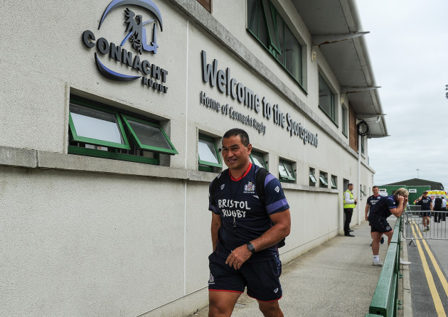 Pat Lam arrives at the Sportsground