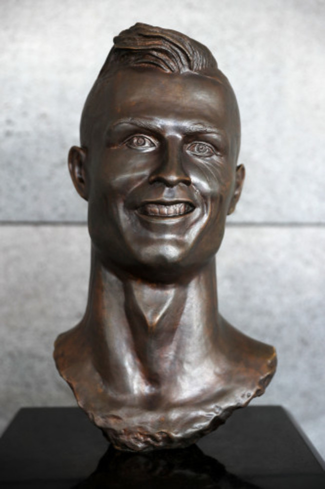 Cristiano Ronaldo Statue File Photo