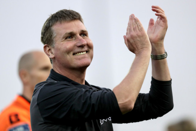 Stephen Kenny celebrates winning