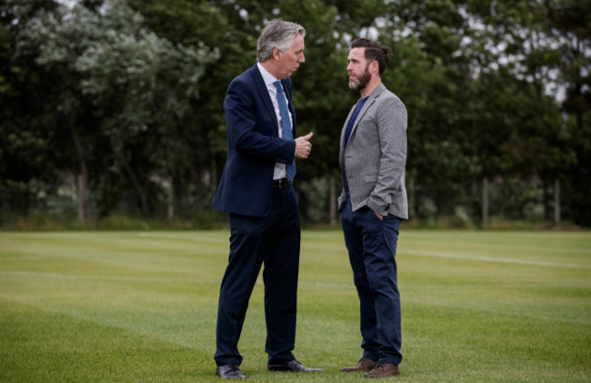 John Delaney with Stephen Bradley 18/6/2018