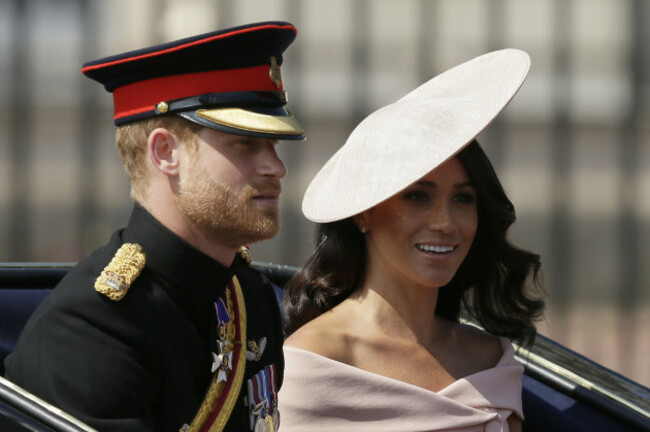 BRITAIN-LONDON-TROOPING THE COLOUR