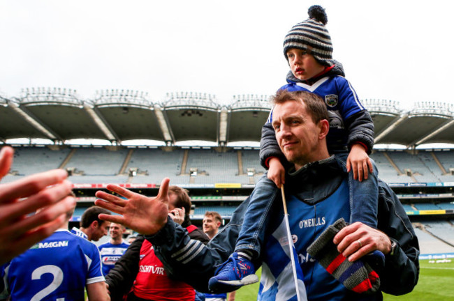 John Sugrue with his son Conor