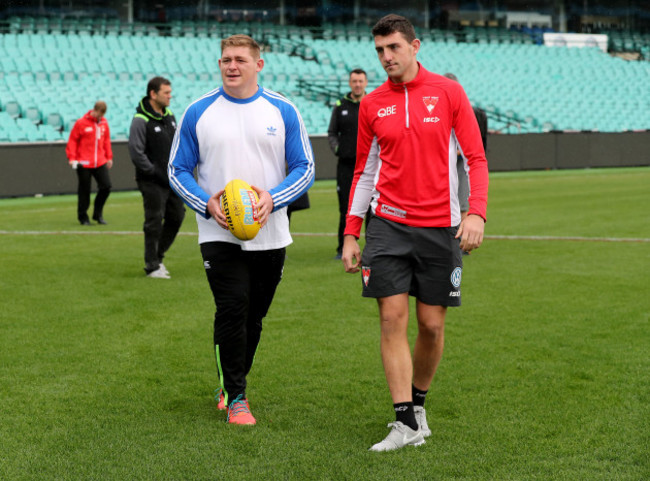 Tadhg Furlong and Colin O'Riordan