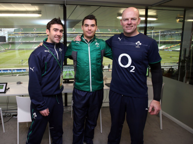 Vincent Hammond, Eoin Toolan and Mervyn Murphy