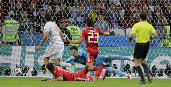 Russia Soccer WCup Iran Spain