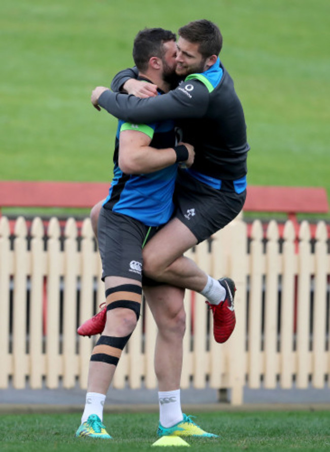 Robbie Henshaw and Ross Byrne