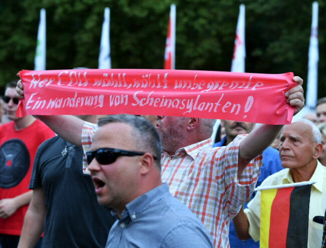 Thuringia CDU event with Angela Merkel