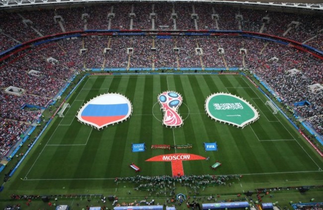 (SP)RUSSIA-MOSCOW-2018 WORLD CUP-OPENING MATCH-RUSSIA VS SAUDI ARABIA