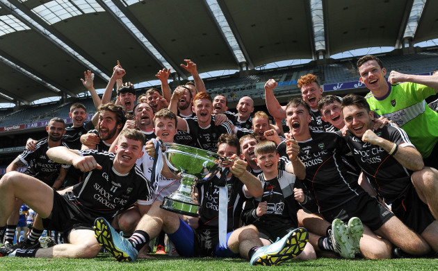 Sligo players celebrate
