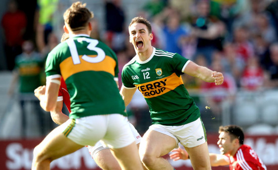 Stephen O'Brien celebrates scoring their first goal