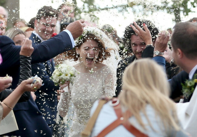 Kit Harington and Rose Leslie wedding