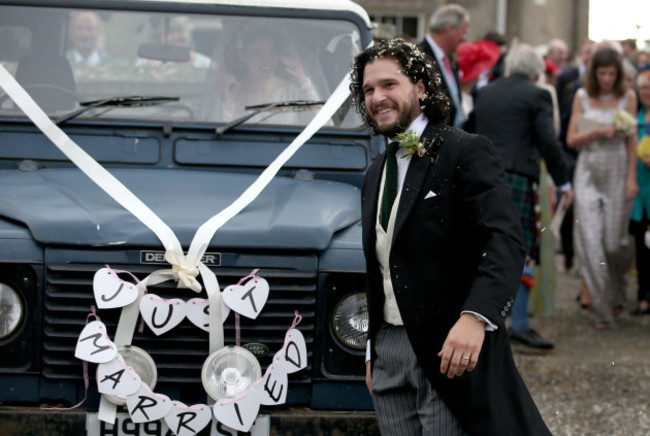 Kit Harington and Rose Leslie wedding