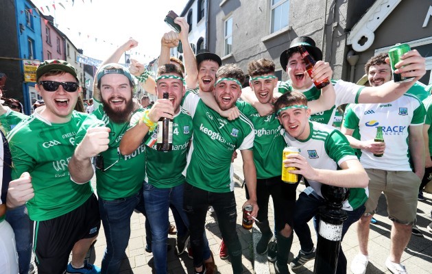 Fermanagh fans before the match in Clones