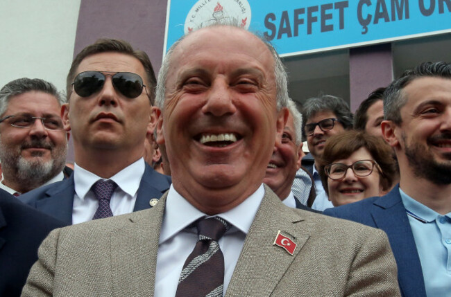 Turkey's Presidential candidate Muharrem Ince Votes
