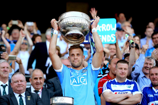 Jonny Cooper lifts The Delaney Cup