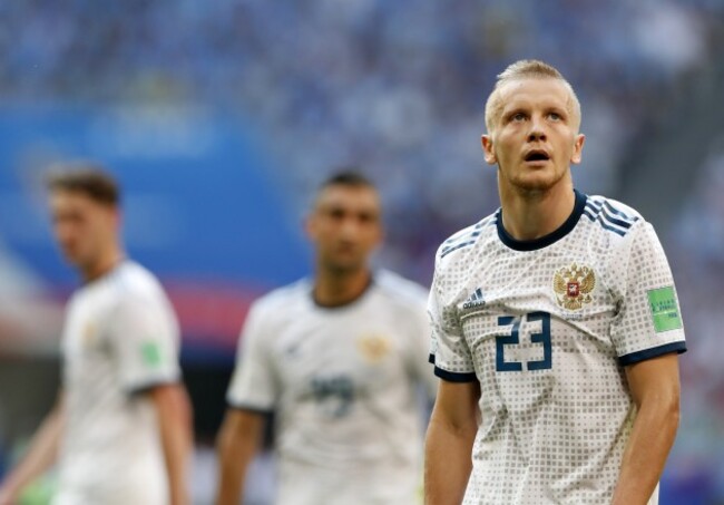 Russia Soccer WCup Uruguay Russia