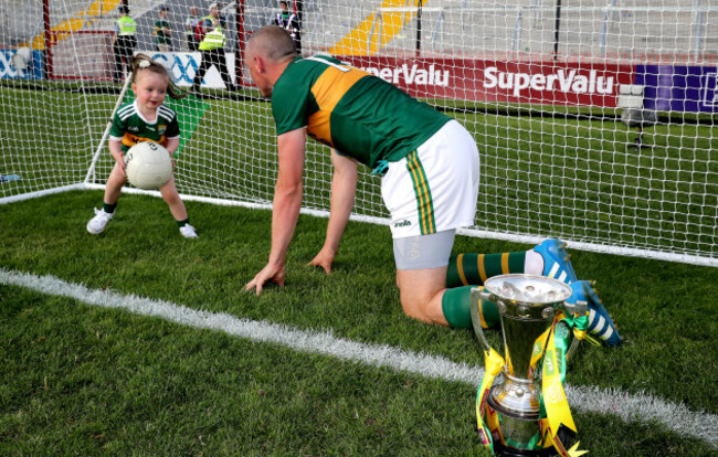 Kieran Donaghy with his daughter Lola Rose