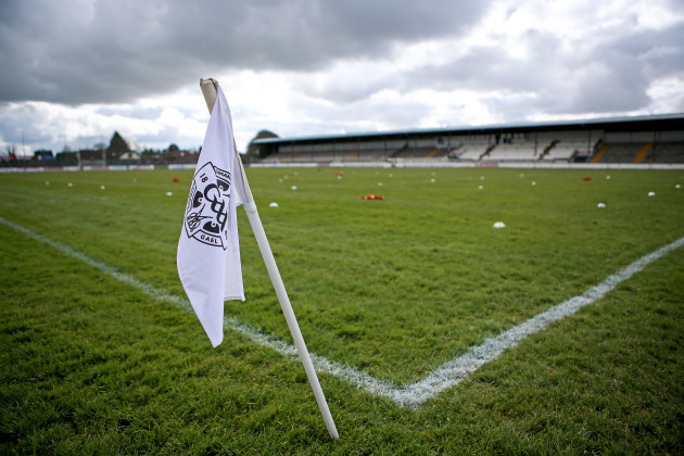 A general view of St Conleth's Park ahead of the game