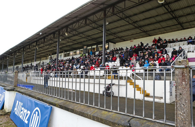 A view of St. Conleth's Park ahead of the game